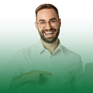 Inditor-gradient-man-green